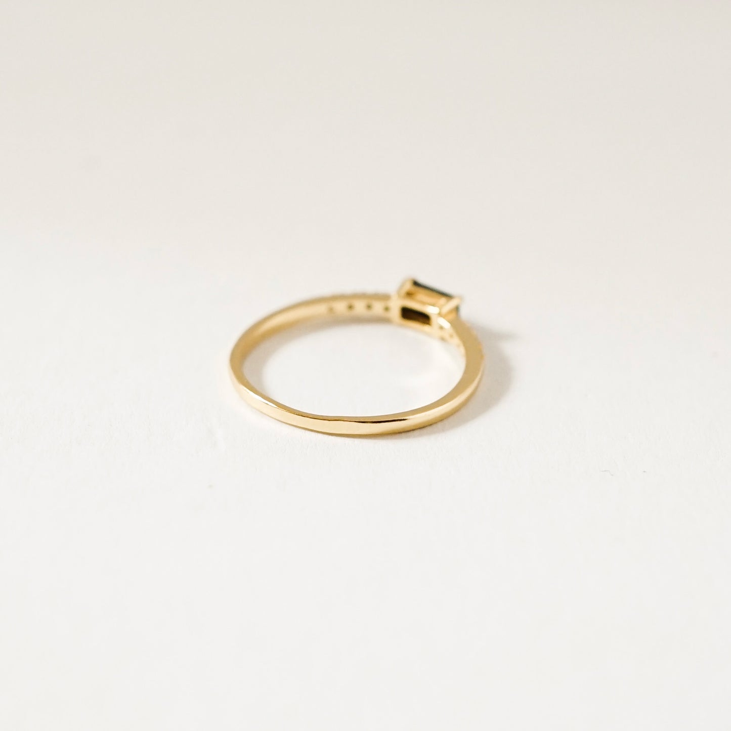 Hana Black Stone Ring