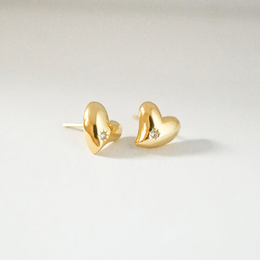 Freyja Heart Earrings