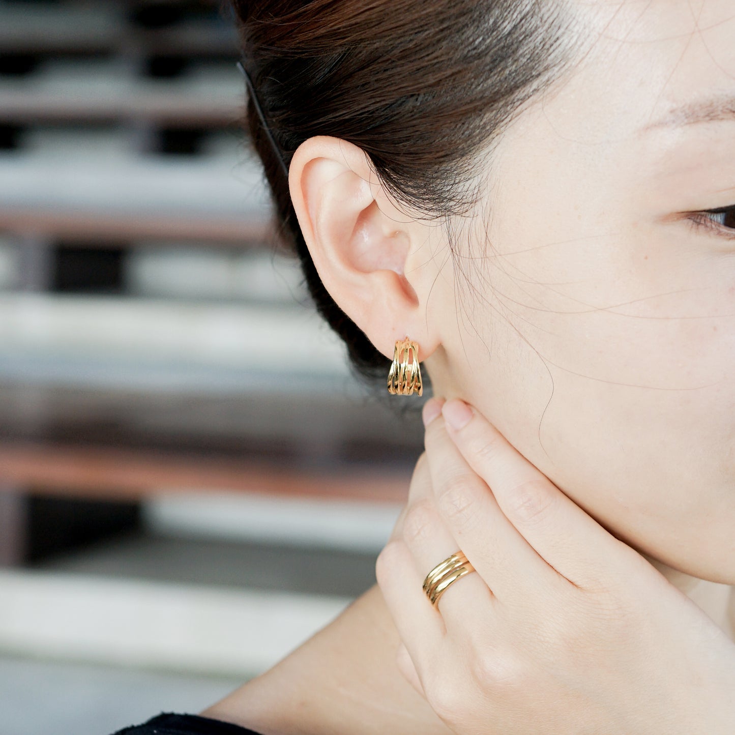 Cyllene Hoop Earrings
