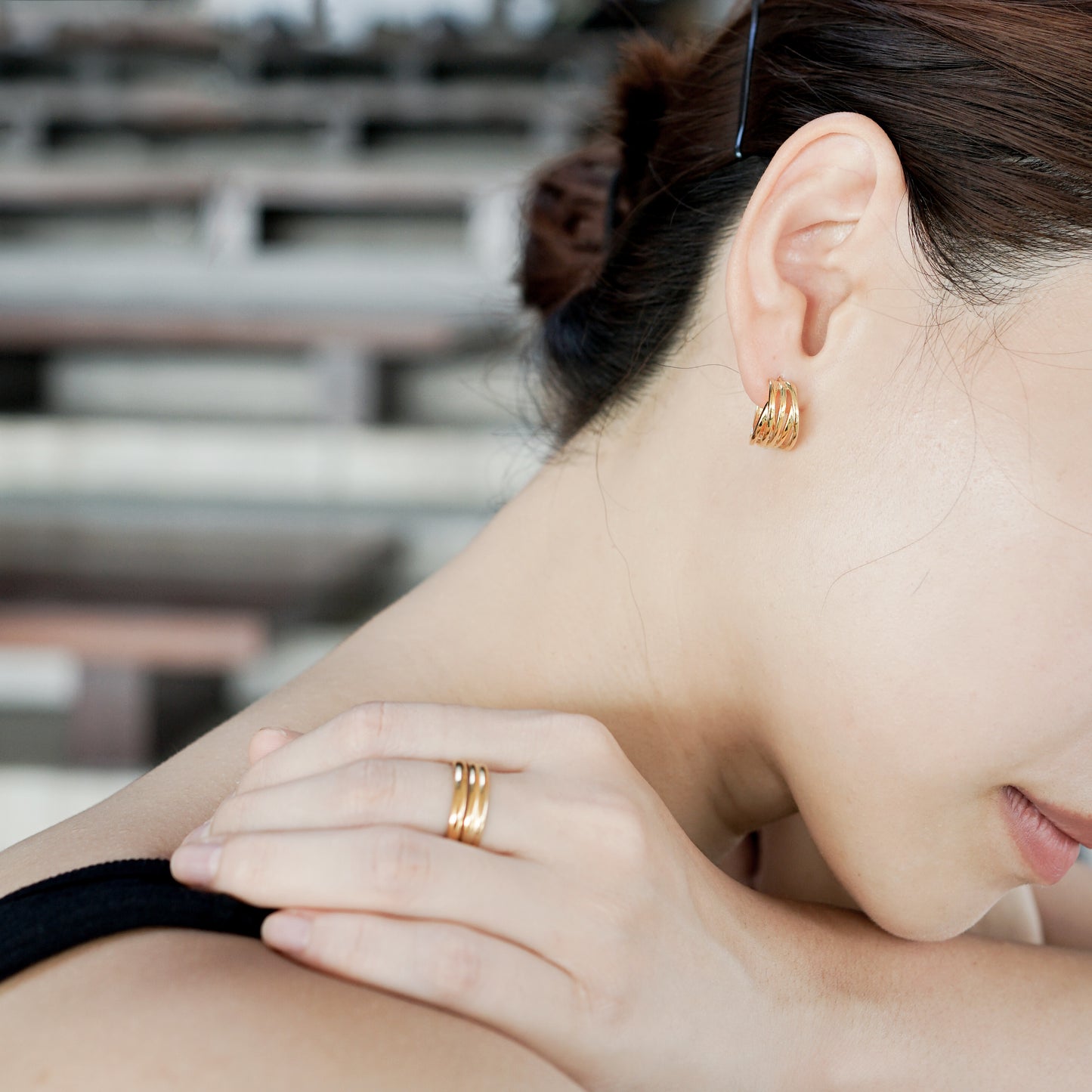 Cyllene Hoop Earrings