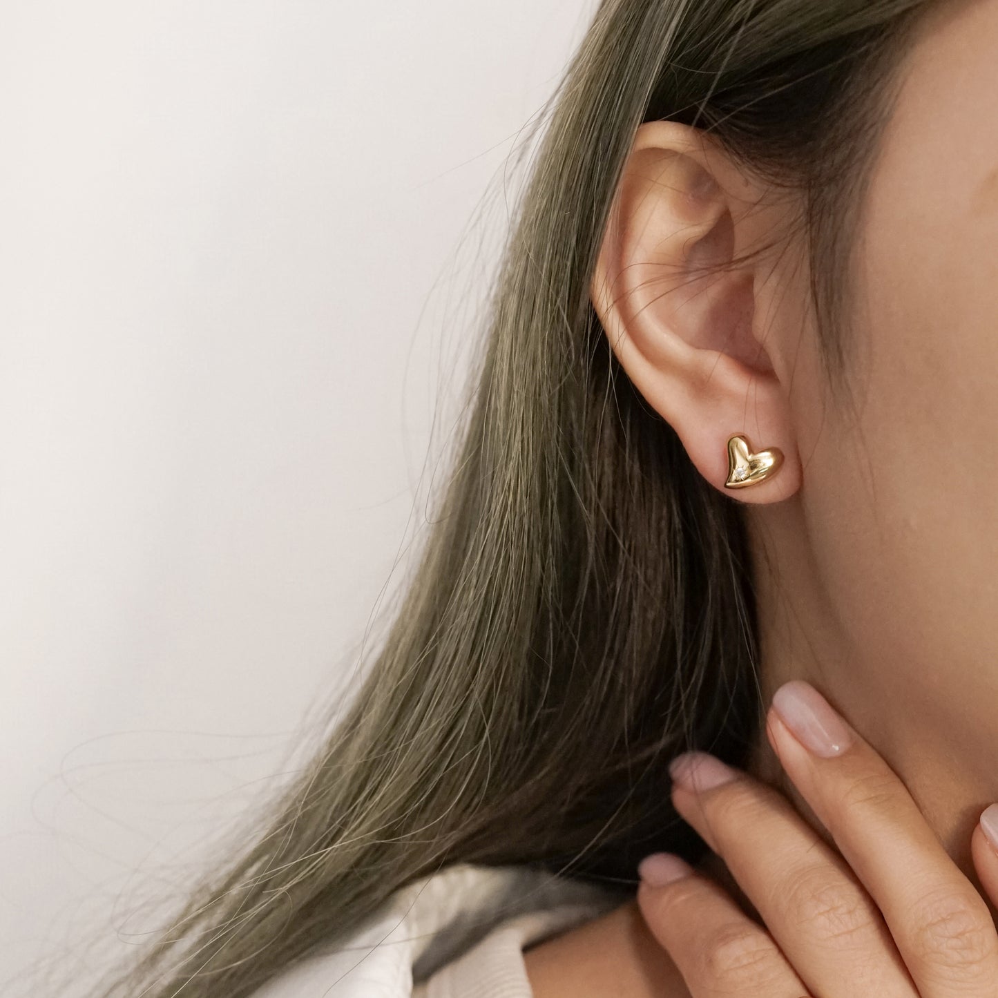 Freyja Heart Earrings