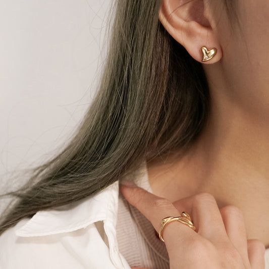 Freyja Heart Earrings