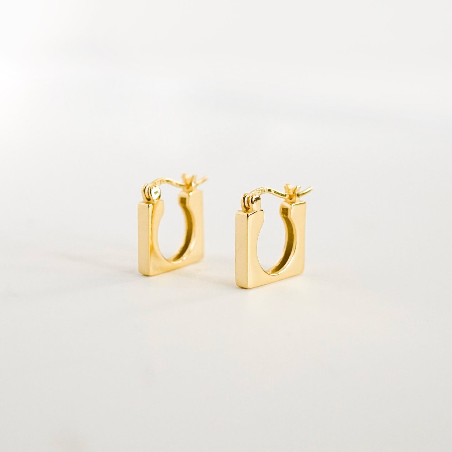 Harper Square Hoop Earrings