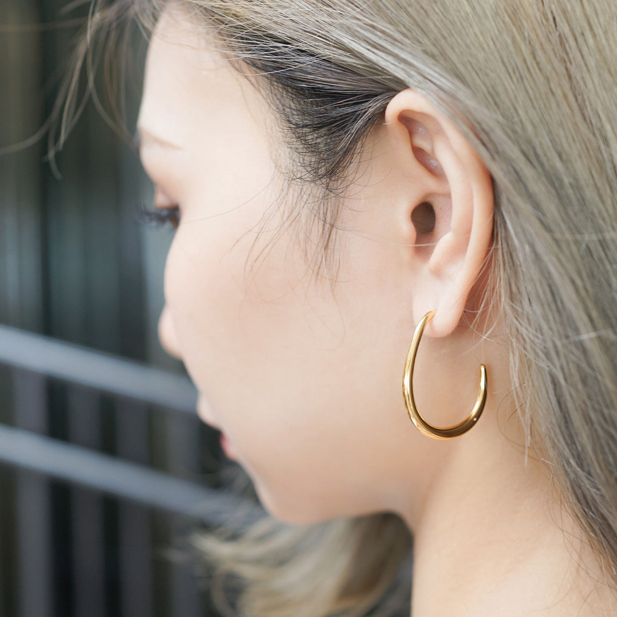 Gae Hoop Earrings