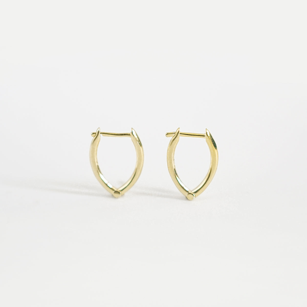 V Dainty Hoop Earrings