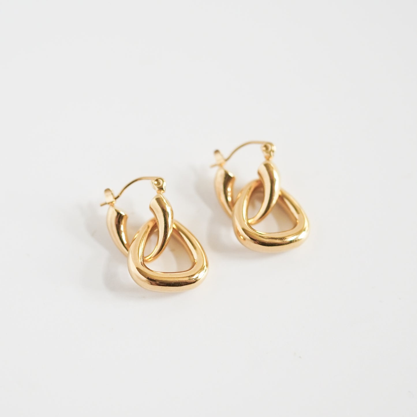Effie Triangular Hoop Earrings