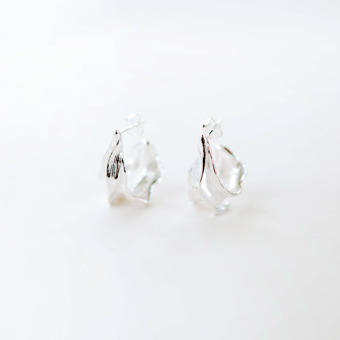 Petal Hoop Earrings (Pre-order)