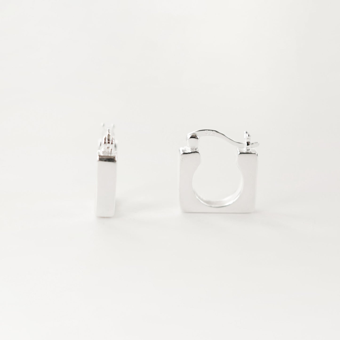 Harper Square Hoop Earrings