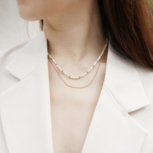 Ava Snake Chain Necklace (39 / 51 cm)