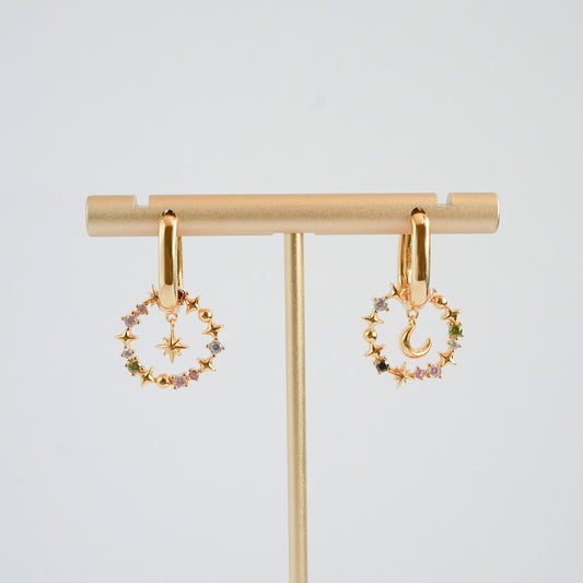 Celeste 2-Way Hoop Earrings