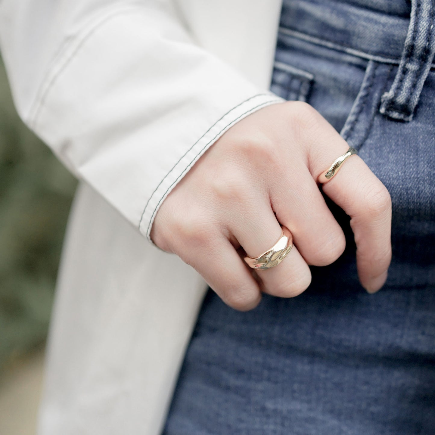 Aries Minimalist Thin Ring