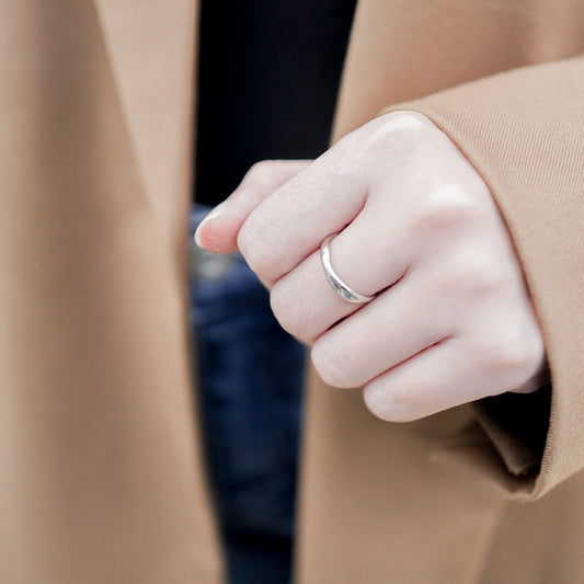 Aries Minimalist Thin Ring