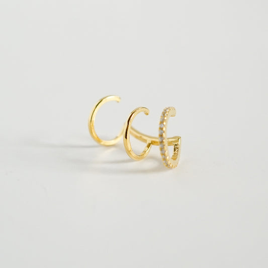 Helix Triple Ear Cuff (Single)