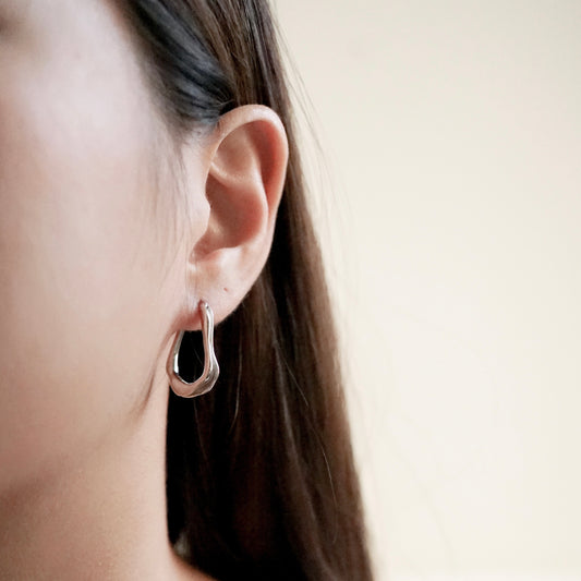 Valour Irregular Hoop Earrings