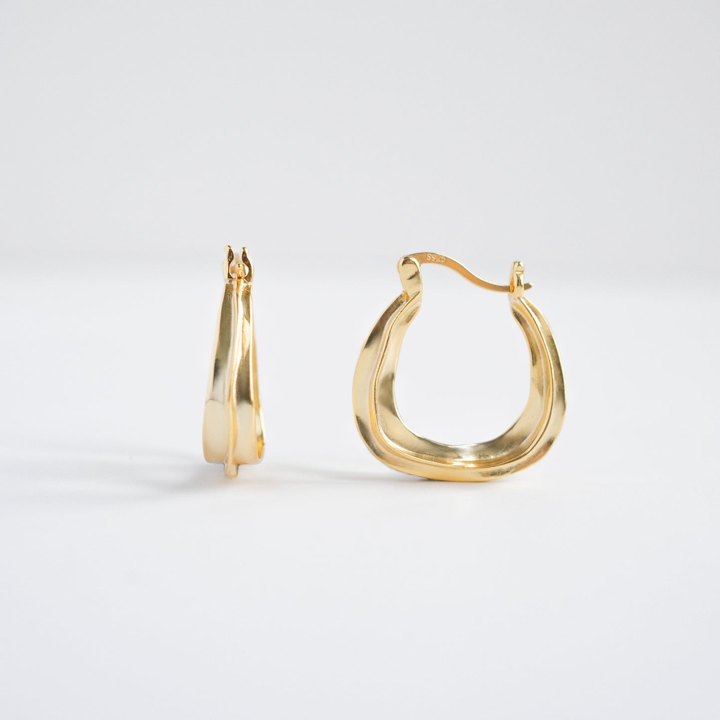 Horseshoe Hoop Earrings