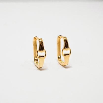 Noeud Hoop Earrings