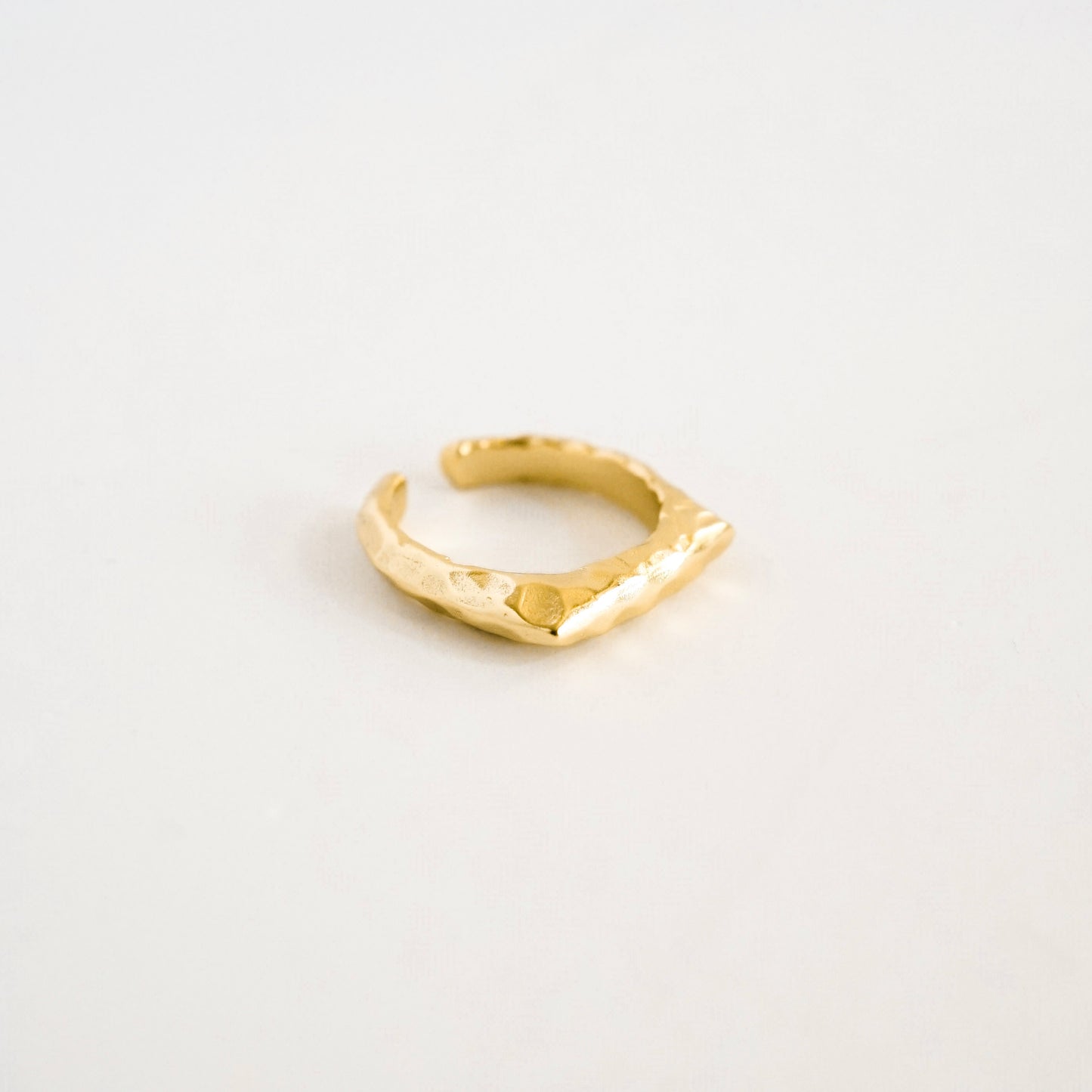 Hammered Bar Ring