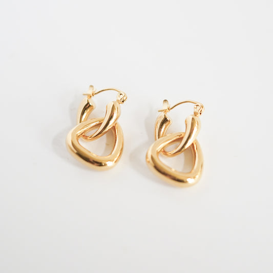 Effie Triangular Hoop Earrings