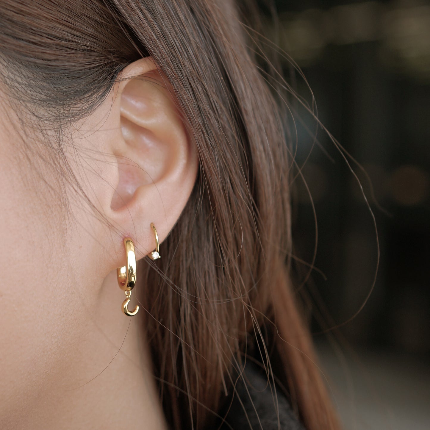 Celeste 2-Way Hoop Earrings