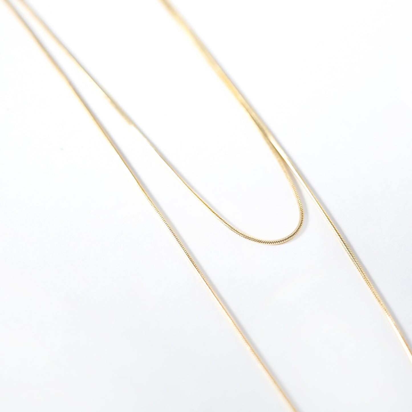 Ava Snake Chain Necklace (39 / 51 cm)