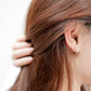 Mini Rectangular Hoop Earrings