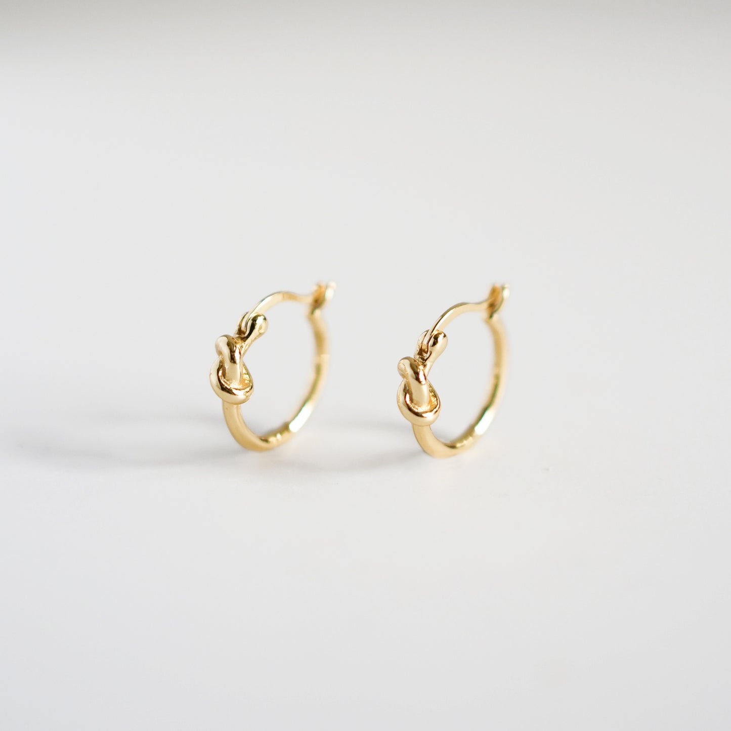 Promise Knot Hoop Earrings