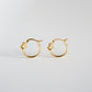 Promise Knot Hoop Earrings