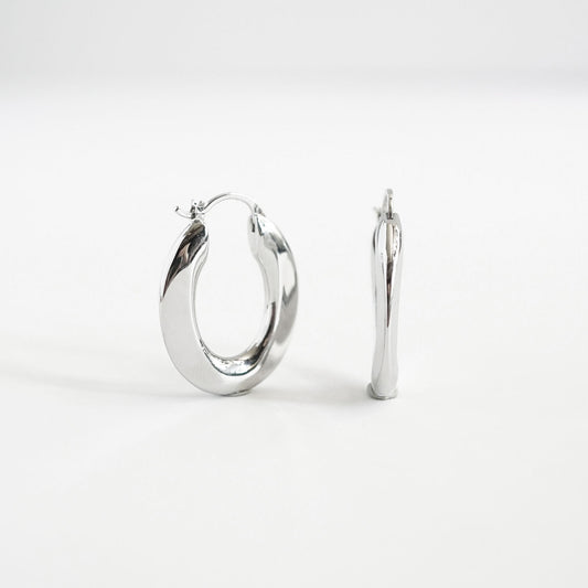 Ellipse Hoop Earrings